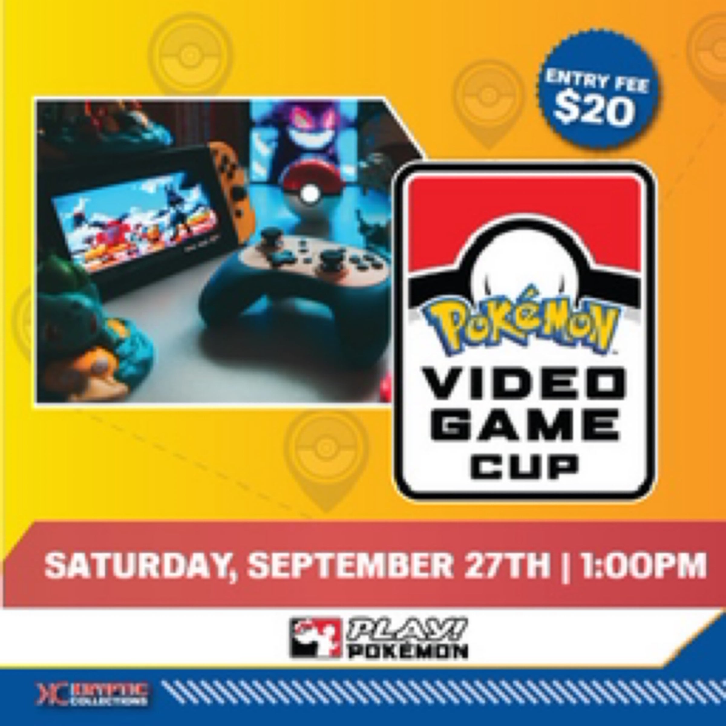 Pokemon VGC Cup 9/27 1PM Kryptic Collections