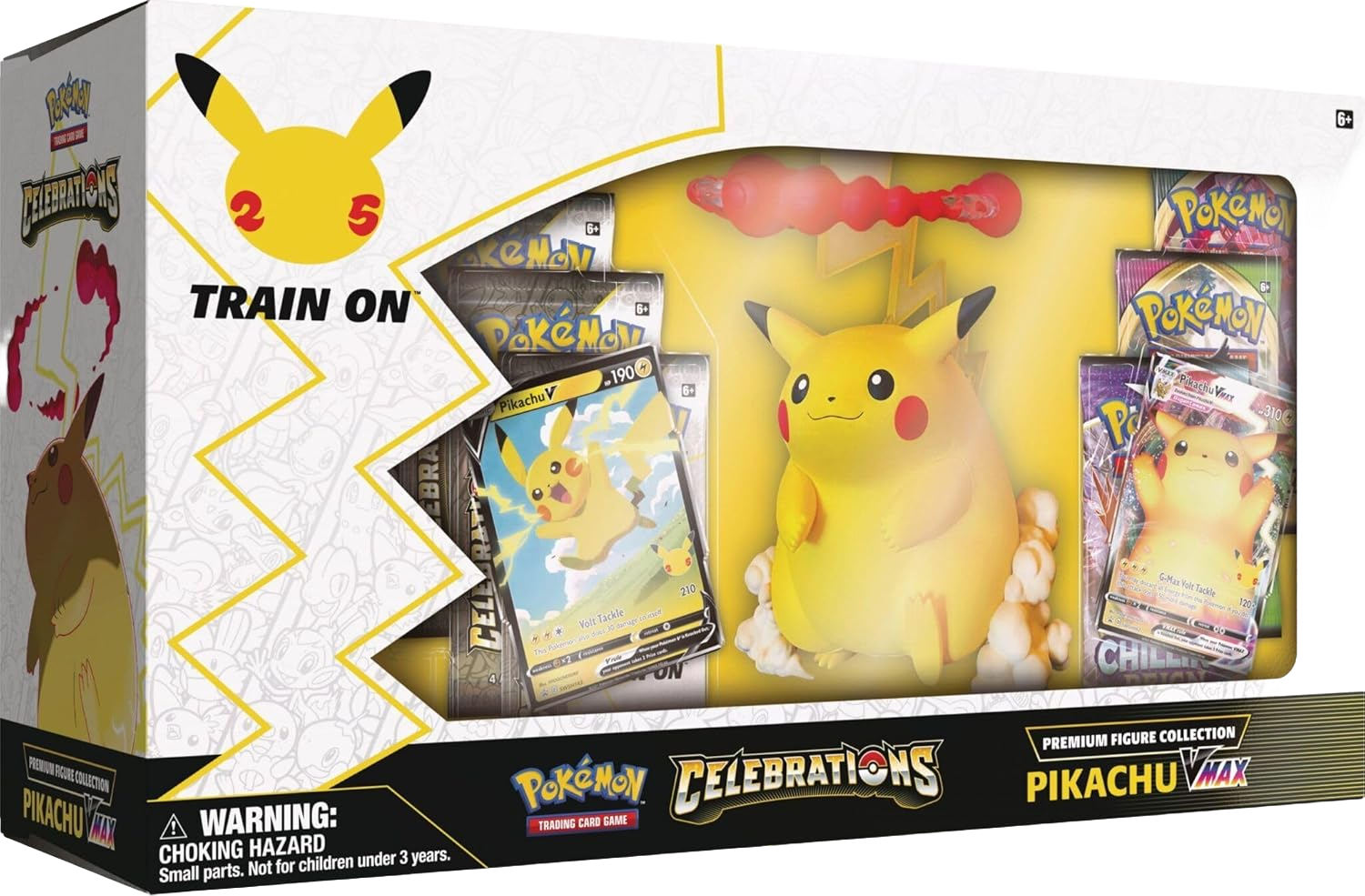 Pokemon TCG Celebrations Pikachu VMax Premium Figure Colections